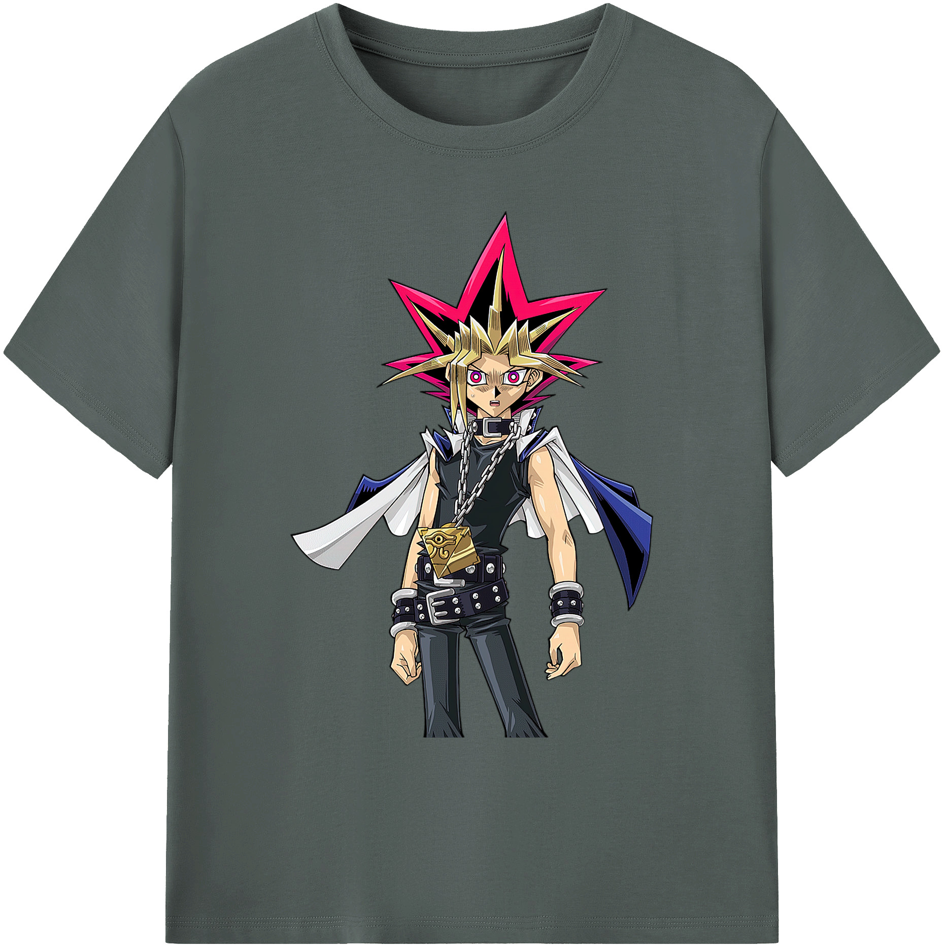（画像用） 遊☆戯☆王 Yu-Gi-Oh! 綿100％ メンズ半袖Tシャツ｜肌触りやわらか＆通気性